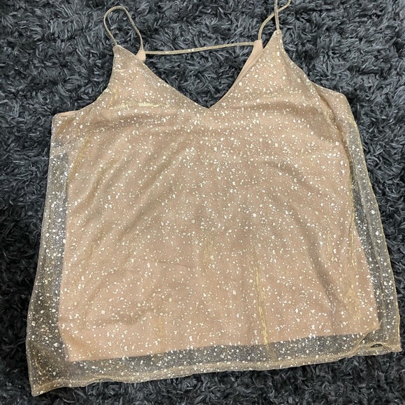 Gold tank top - Picture 1 of 3